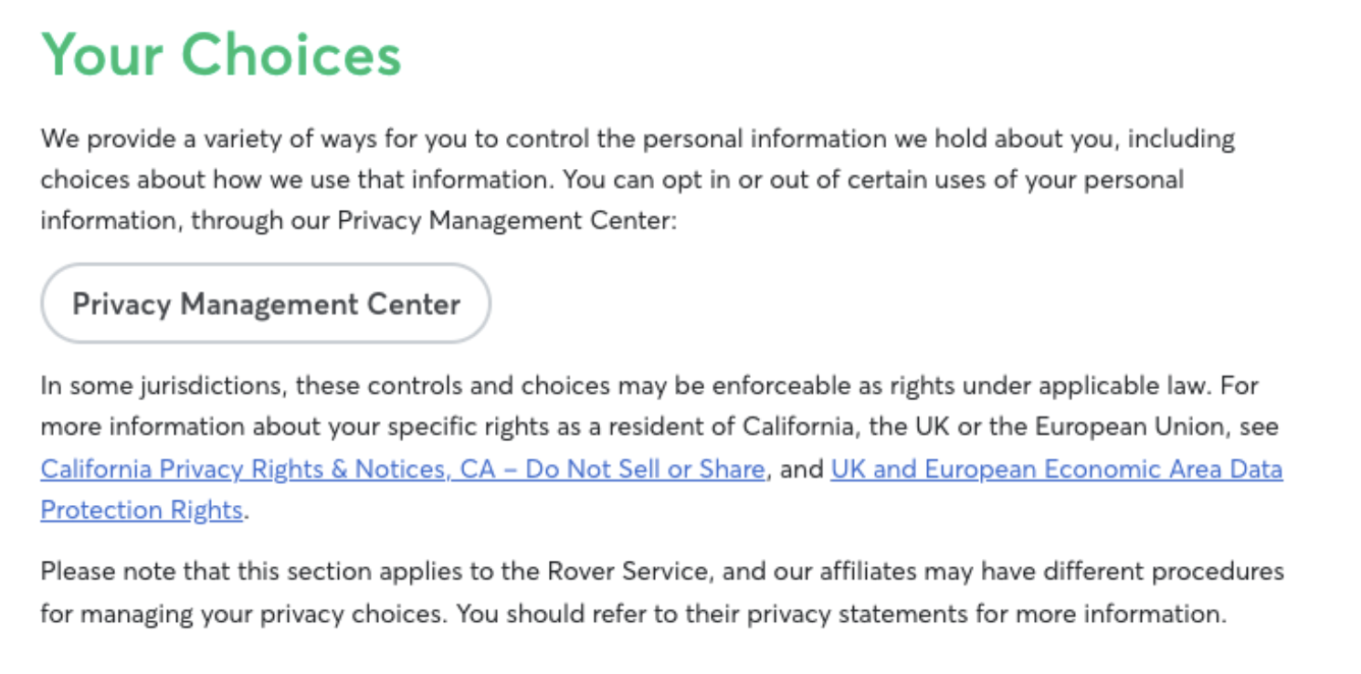 Privacy